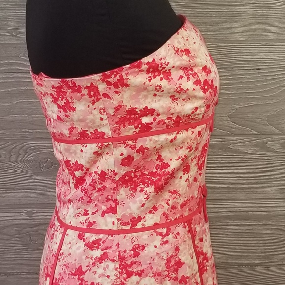 NWT ANN TAYLOR Strapless Floral Dress A0004.5 - Picture 4 of 8